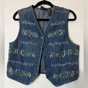 Vintage LizWear Petite Women’s Button Down Vest